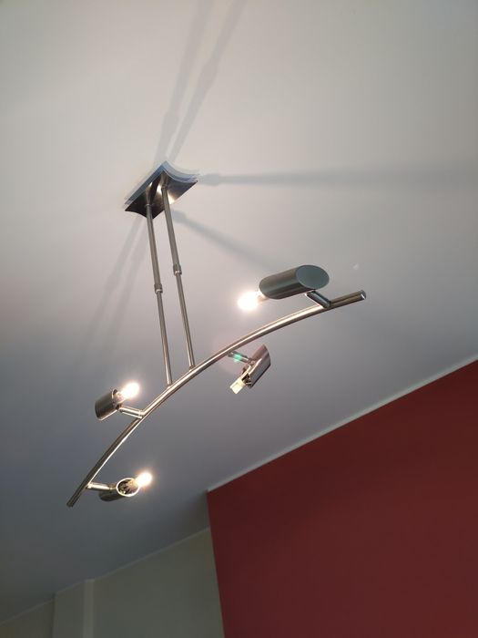 2 candeeiros de tecto (4x lâmpadas G9 cada)