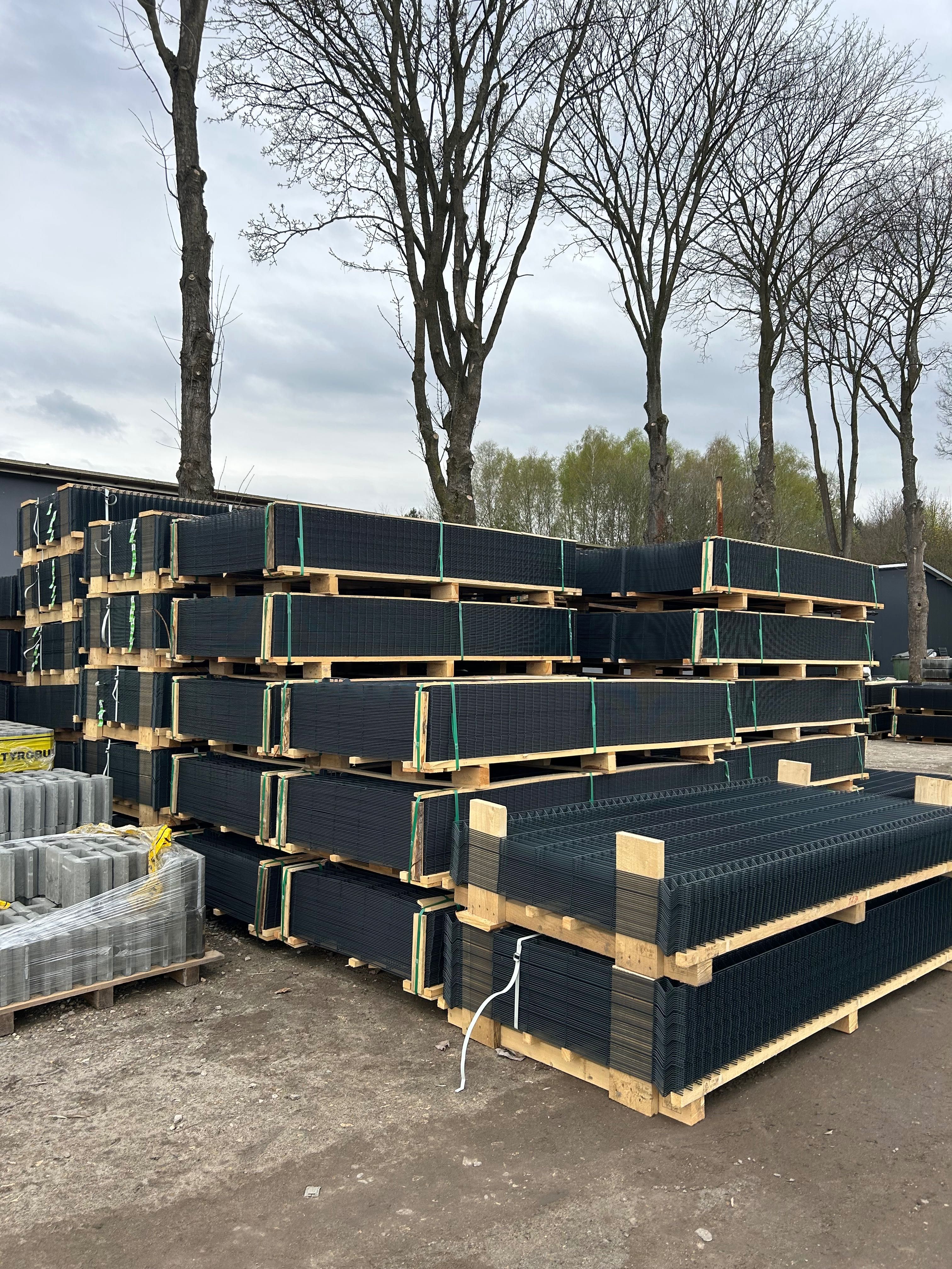 Ogrodzenie Panelowe 3D ogrodzenia Panele KOMPLET Transport