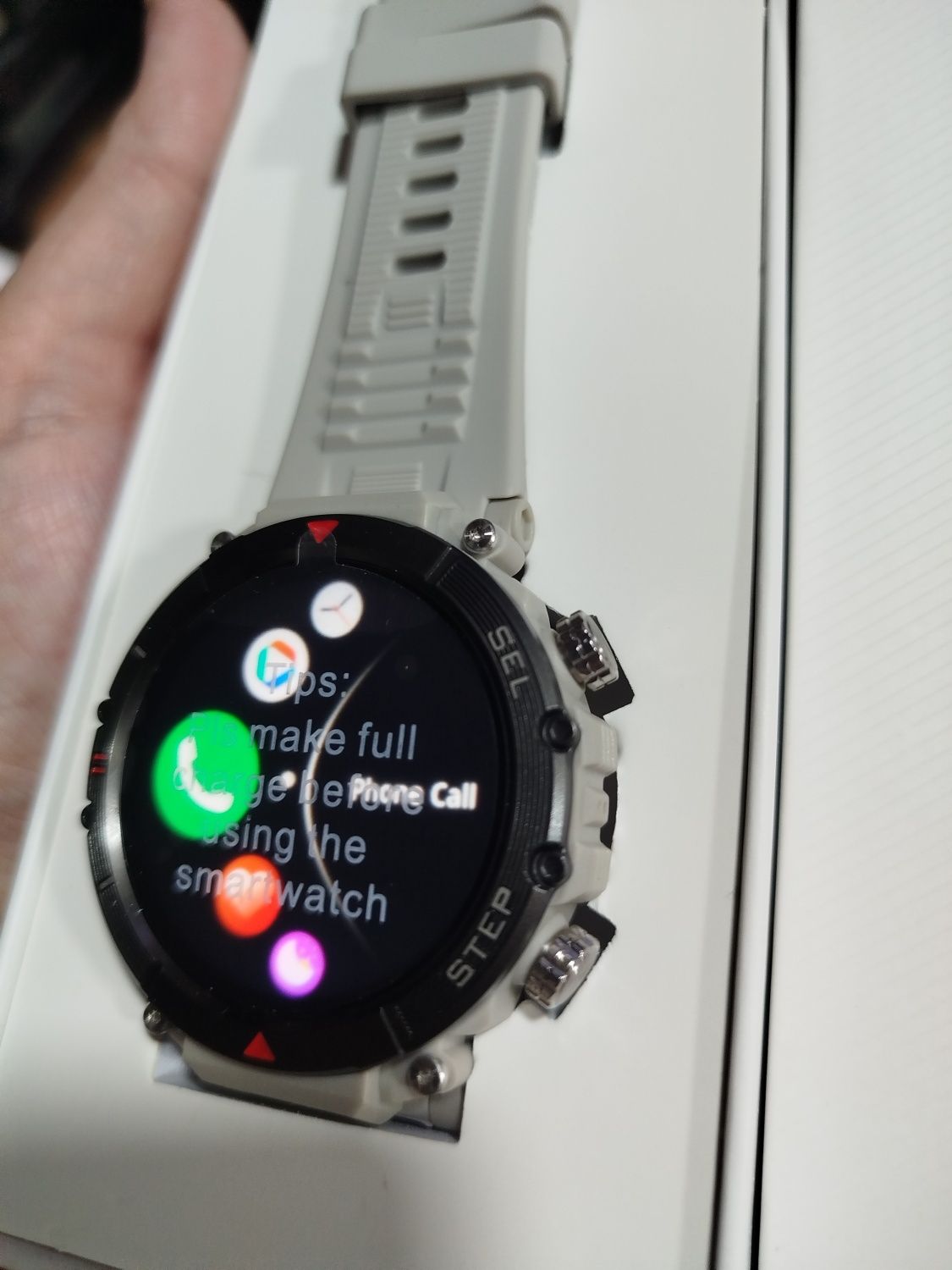 Тактические смарт часы GPS, NFC, SUPER AMOLED.