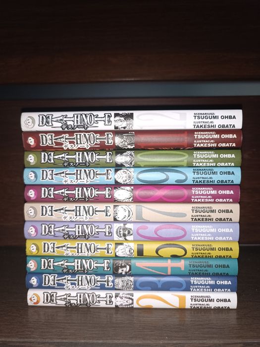 Manga Death Note 2-12 tomy Zestaw Komplet