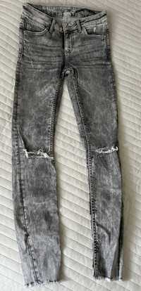 Zara woman roz. 36 jeans szary ze strechem skinny