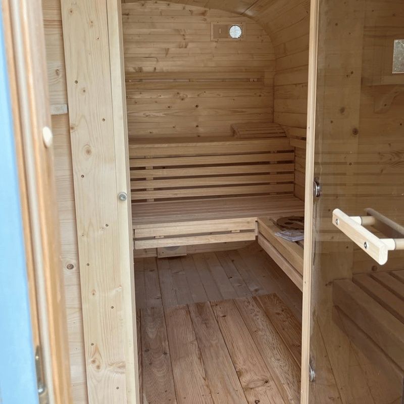 Duża Sauna ogrodowa zewnętrzna 3x2,2m Kwadro Cały komplet Leasing Raty