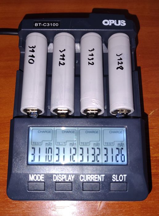 Акумулятори 18650 Panasonic 18650BD 3100 мАг, тестовані, супер стан