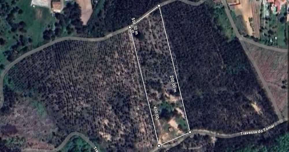 Terreno misto com 11460m2 e casa para recuperar - Salir de Matos