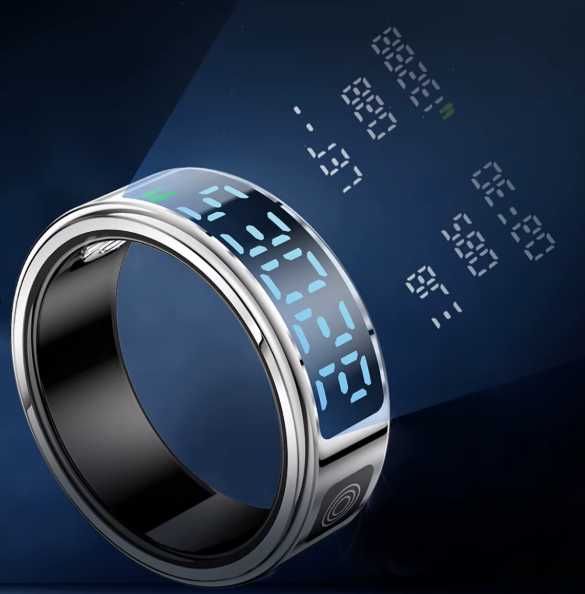 Розумна каблучка (смарт кольцо) Smart ring із зарядним боксом