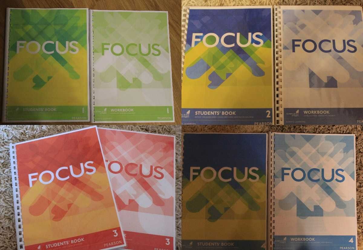 Focus 1, 2, 3, 4, 5 КНИГА+ЗОШИТ