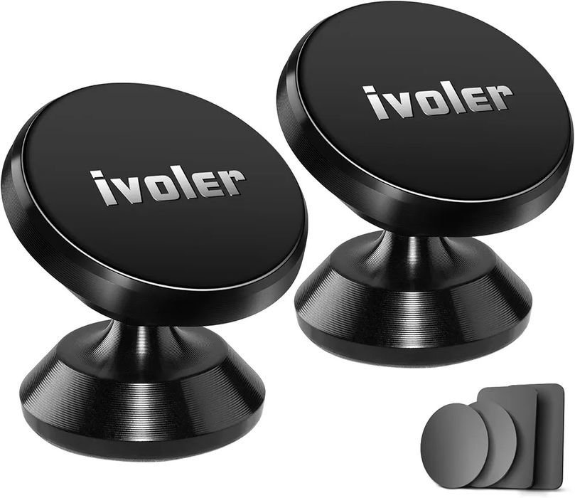 Ivoler zestaw 2 uchwytów magnetycznych na telefon do samochodu