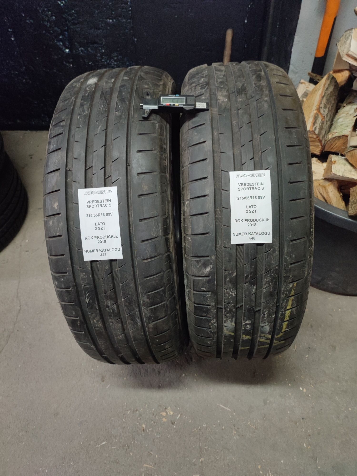 Opony letnie 215/55R18 99V Vredestein SportRac S 2018r 2szt.