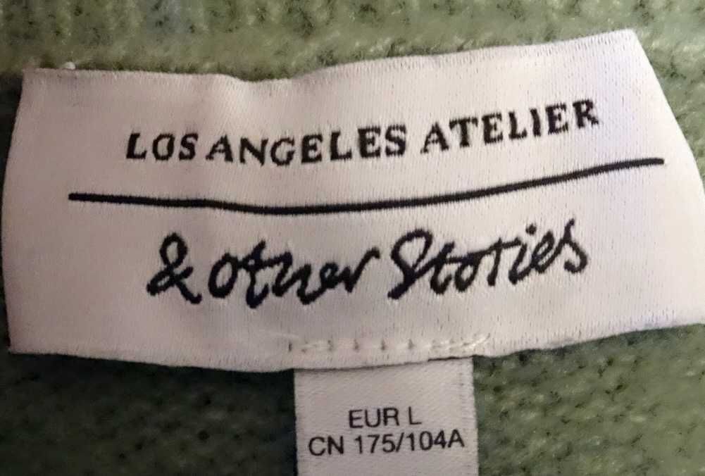 Sweter &Other Stories Los Angeles Atelier wełna L 40 skandynawski