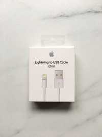 Kabel USB Apple Lightning 2m - iPhone 5 5s 6 6s 7 8 X 11