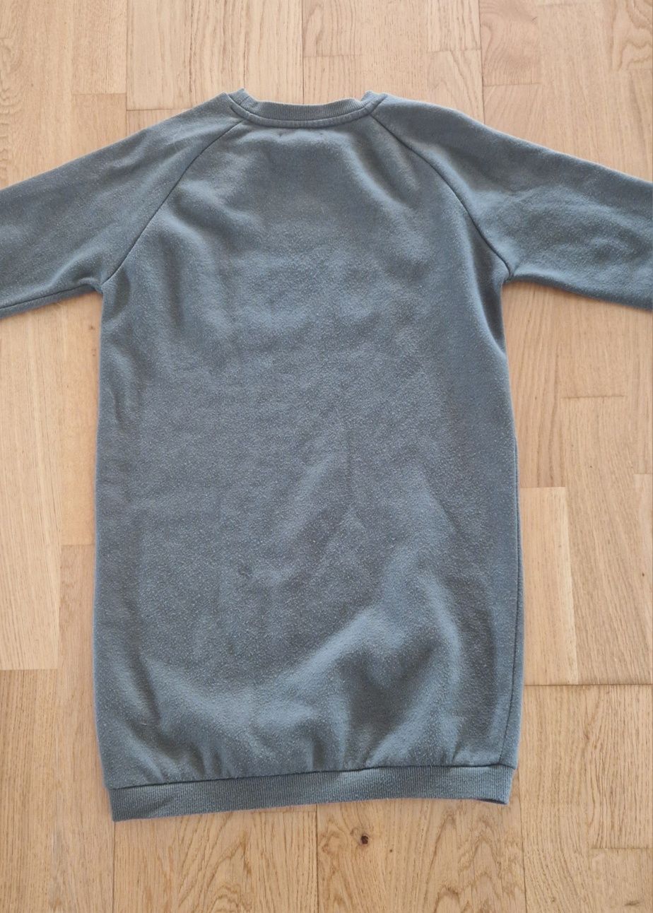Bluza dziewczęca oliwkowa 140