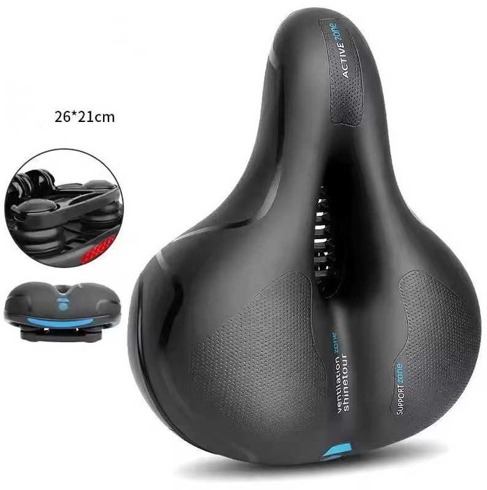 Седло мягкое амортизатор вентиляция эффект памяти м'яке сідло сидіння