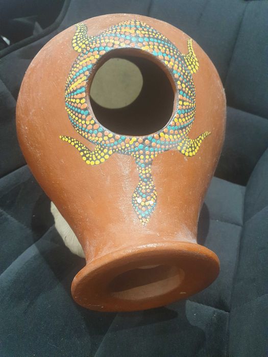 instrument muzyczny udu duże oryginalne gliniane