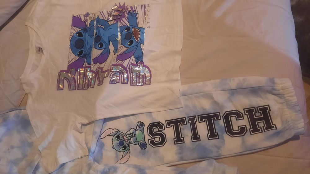 Stitch fato de treino e T-shirt - 14 anos