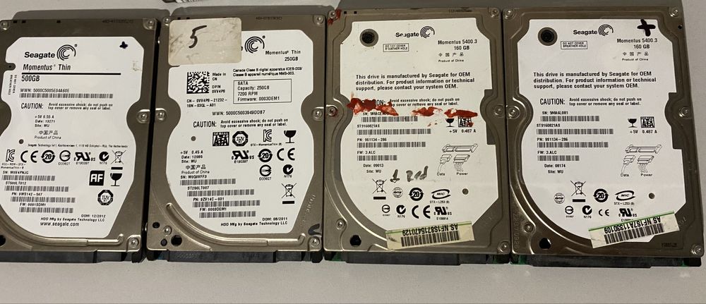 2,5" Sata HDD жесткий диск hard drive 2.5 сата бу бв для ноутбука пк