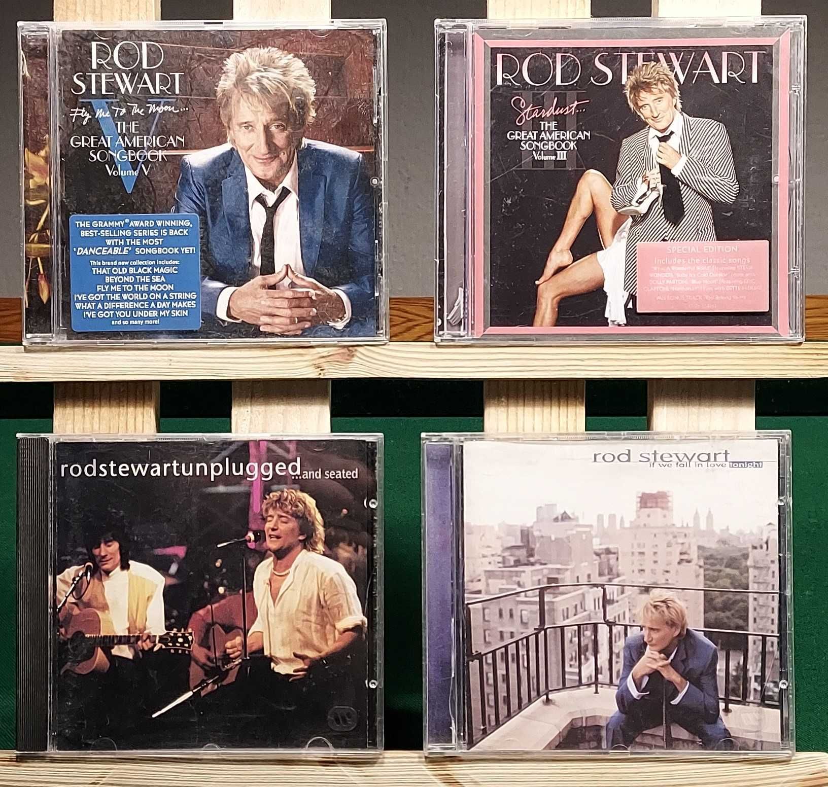 CD - Rod Stewart, Robert Palmer, Eric Clapton, Barry White i inni