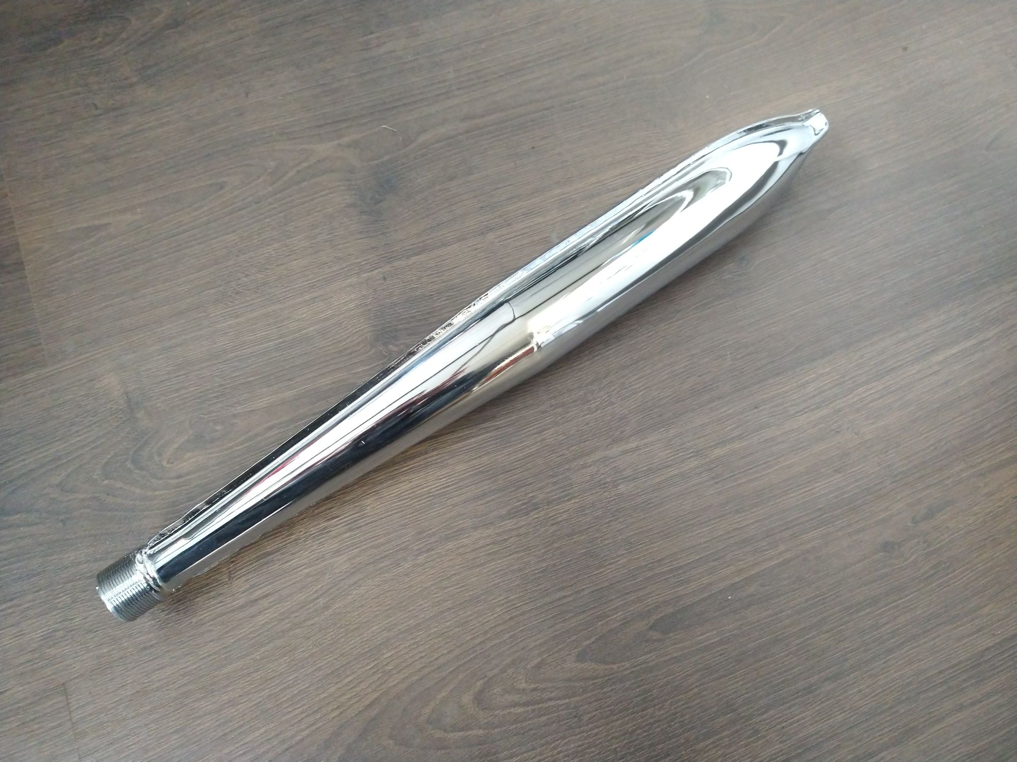 Nowy tłumik wydech komar Romet super chrom