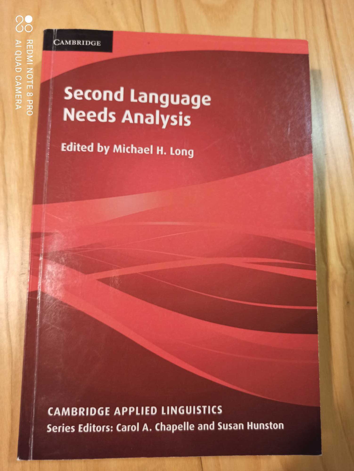 Second language needs analysis