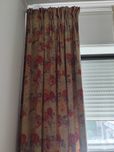Cortinados floridos vintage