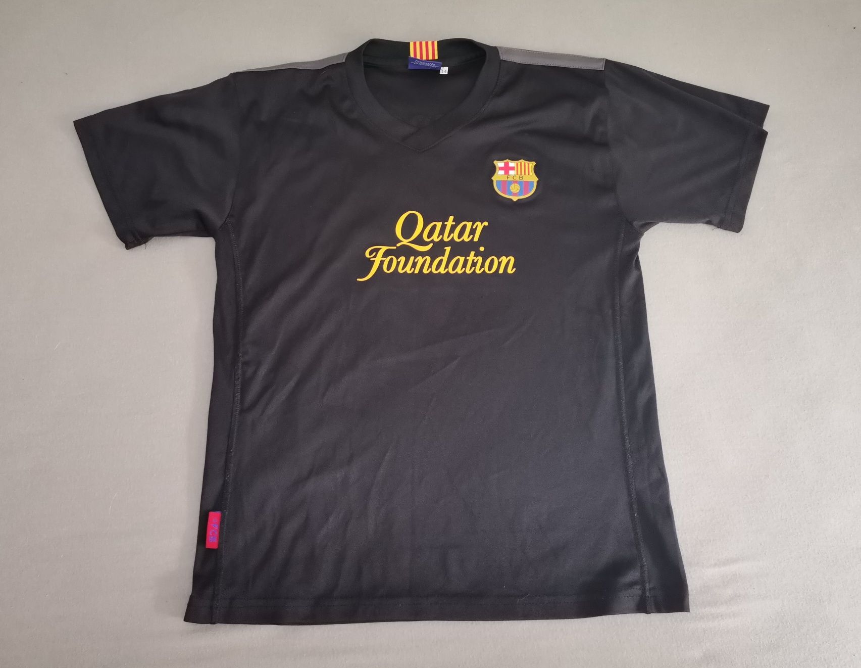 Koszulka FC Barcelona 10 Messi Rogers piłka nożna FCB na 14 około lat