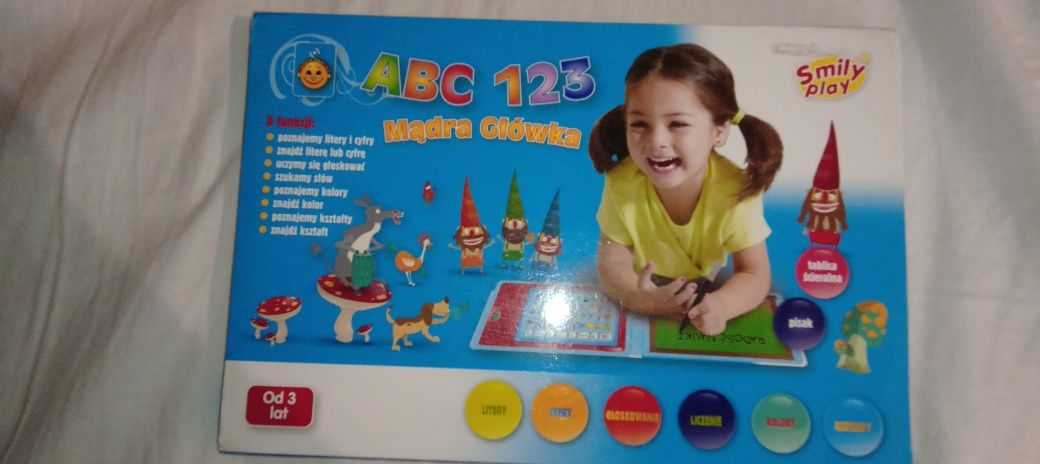 Smily play  ABC 123 Mądra Główka  tablica interaktywna - nauka