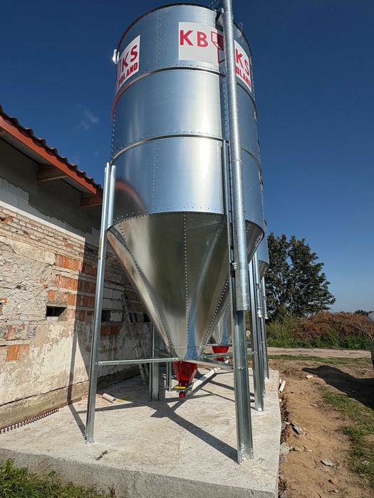 Silos Paszowy 22t Kbks Poland 60 stopni lej