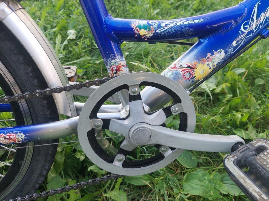 Rower 20 cali niebieski 1x6