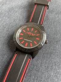 zegarek diverse czarno czerwony