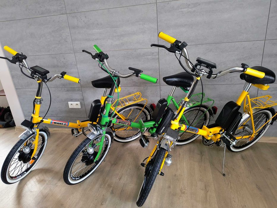 Wigry 3, e-wigry, rower elektryczny, klasyk PRL