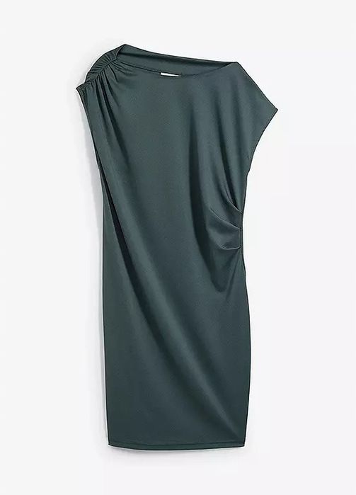 B.P.C sukienka asymetryczna z marszczeniem 44/46.