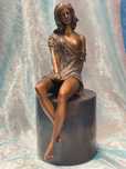 Escultura bronze 11x28 cm