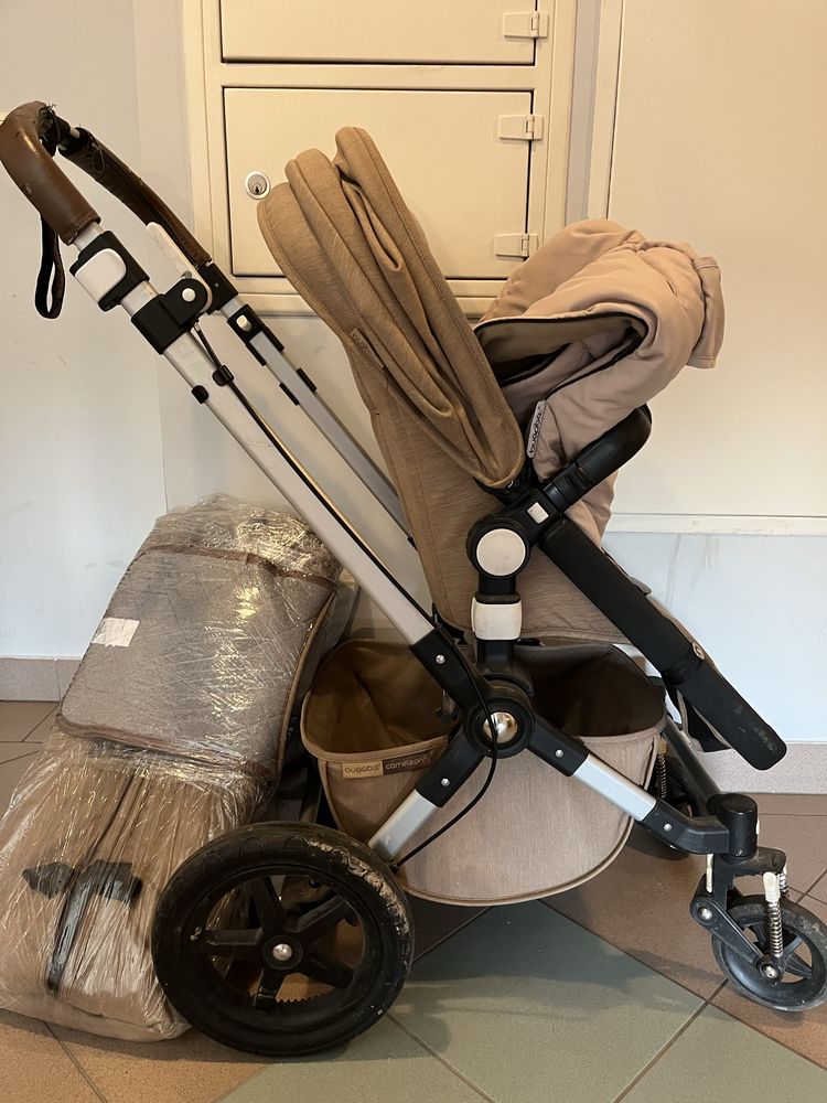 bugaboo cameleon 3 sahara plus dodatki i fotelik maxi cosi pebble