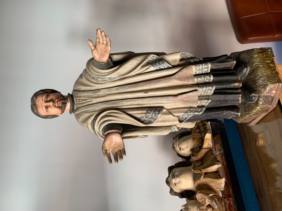 santo Inacio de Loyola/escultura arte sacra
