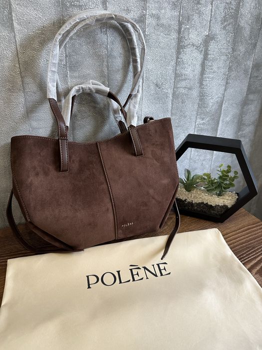 Велика Замшева сумка  з гаманцем