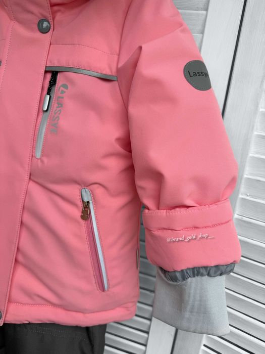 Зимовий термо комплект комбінезон для дівчаток lassye 110