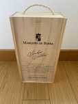 Caixa de madeira para 2 garrafas de vinho