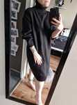 Sukienka sweterkowa z golfem oversize M