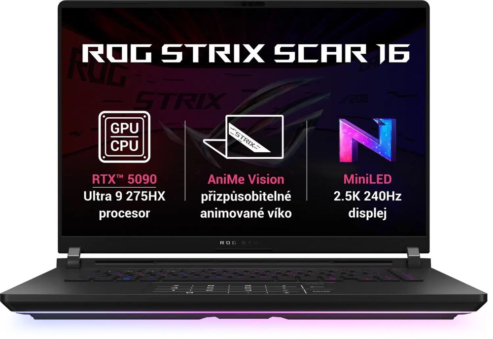Ноутбук Asus Rog Strix Scar 16 Intrel Ultra 9 275HX 64/2TB RTX5090