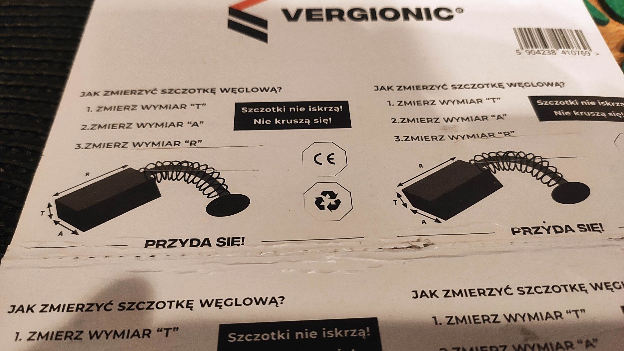 Szczotki węglowe do elektronarzędzi, nowe,  zestaw