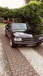 Mercedes SEC500 z aktywnym wydechem