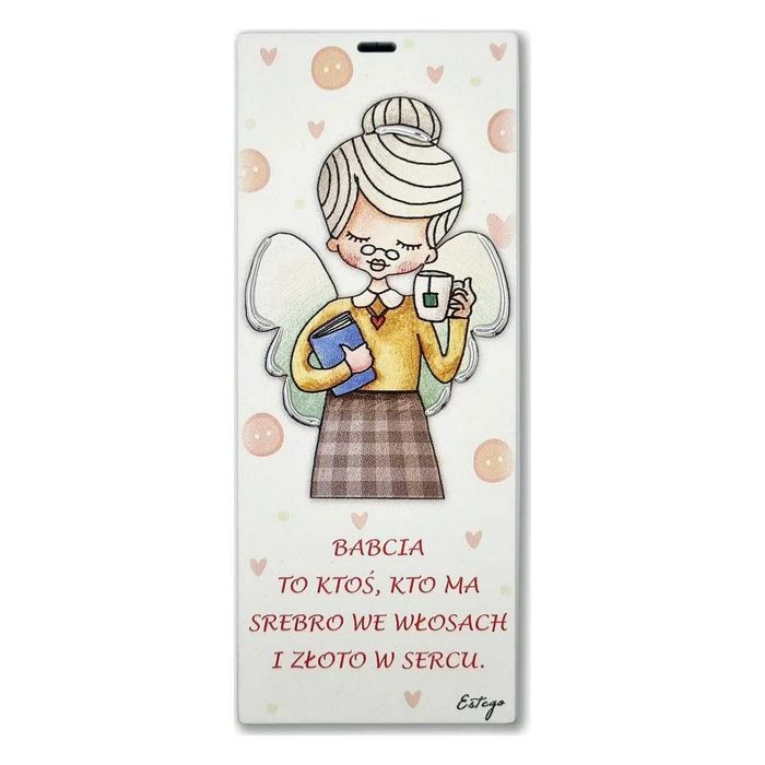 Obrazek Malowany Na Drewnie LE GRAZIOSE babcia Grawer