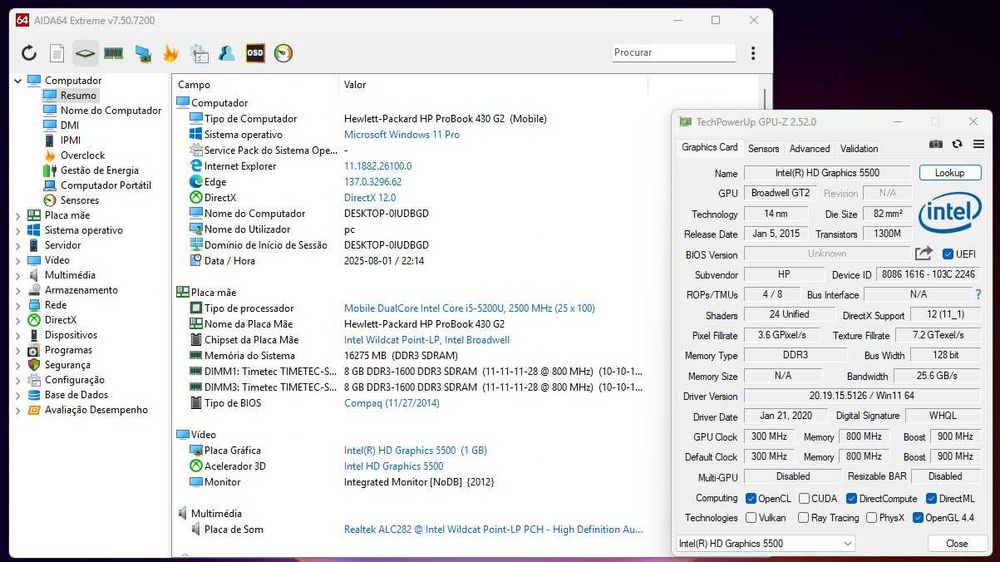 Pc Portátil HP i5 ProBook G430 G2