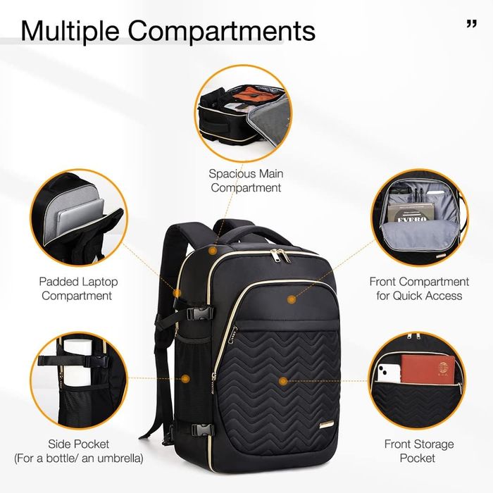 Plecak  podróżny na laptopa, torba podręczna, bagaż