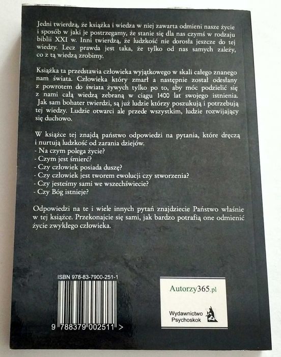 Wywiad ze śmiercią, Michał Wancerz, nieczytana, UNIKAT!