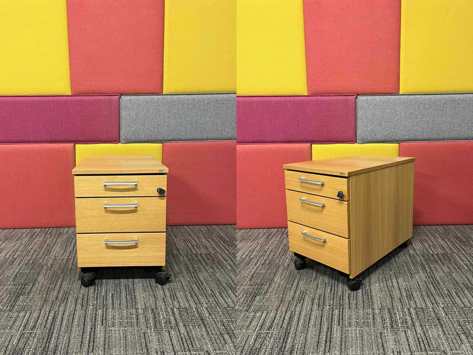 Kontenerek podbiurkowy Kinnarps szafka pomocniki biurowe 53x60x40