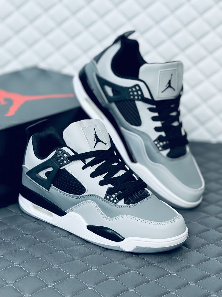 Nike Air Retro Jordan 4 grey кроссовки мужские Найк Джордан 4