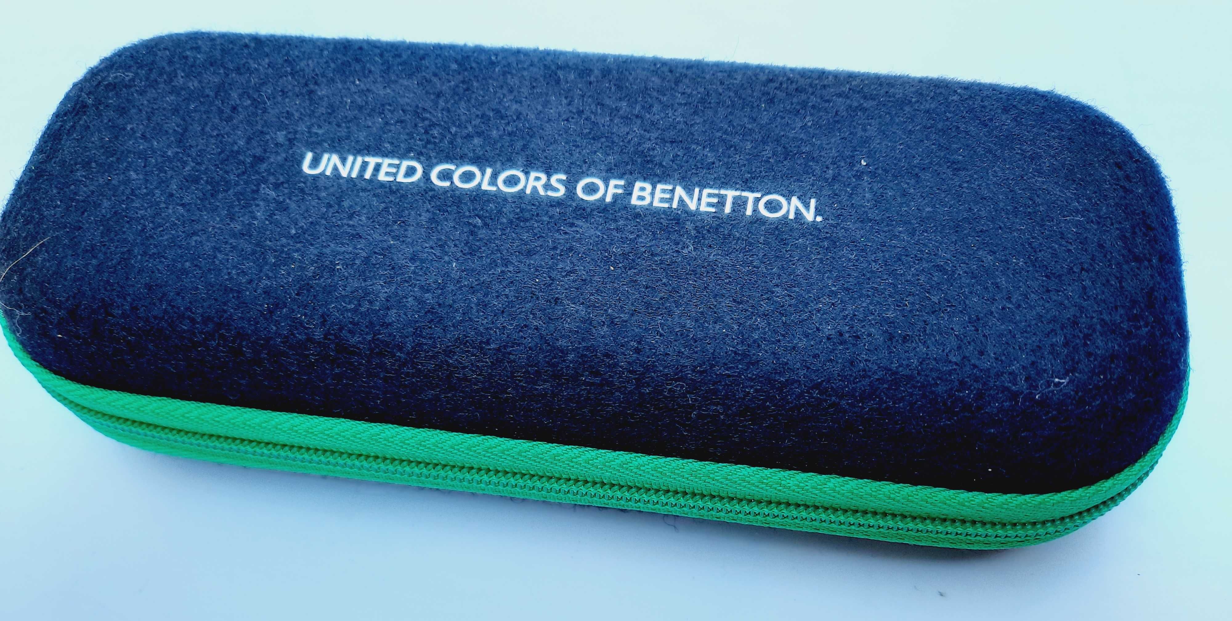 Etui na okulary United Colors of Benetton filcowe