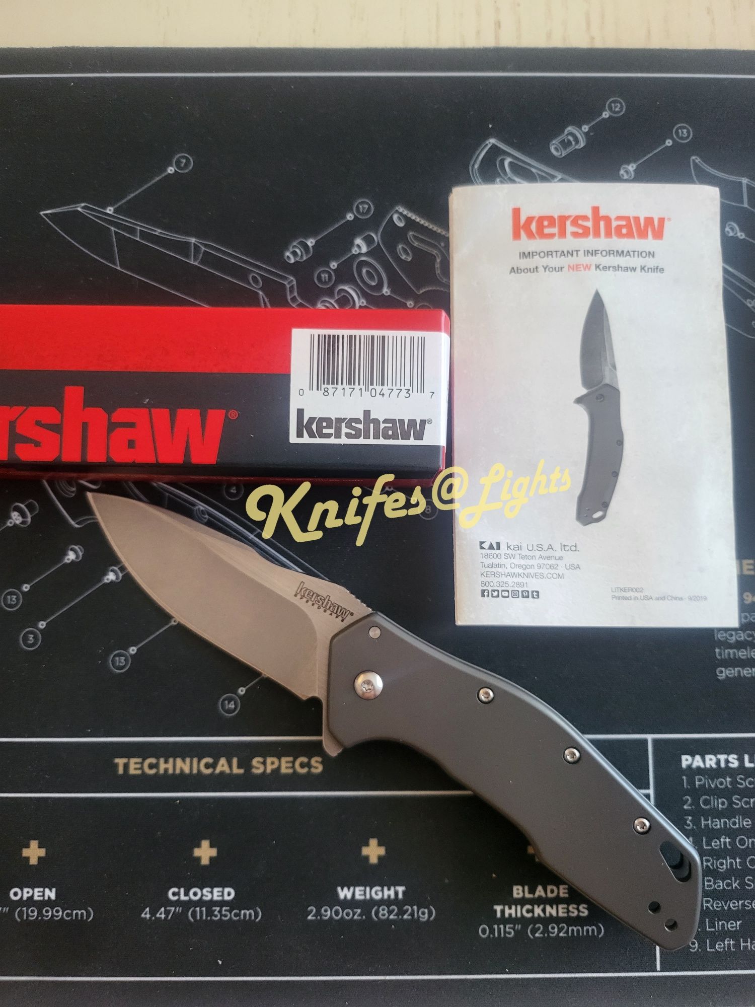 Kershaw Eris 1881, EDC ніж