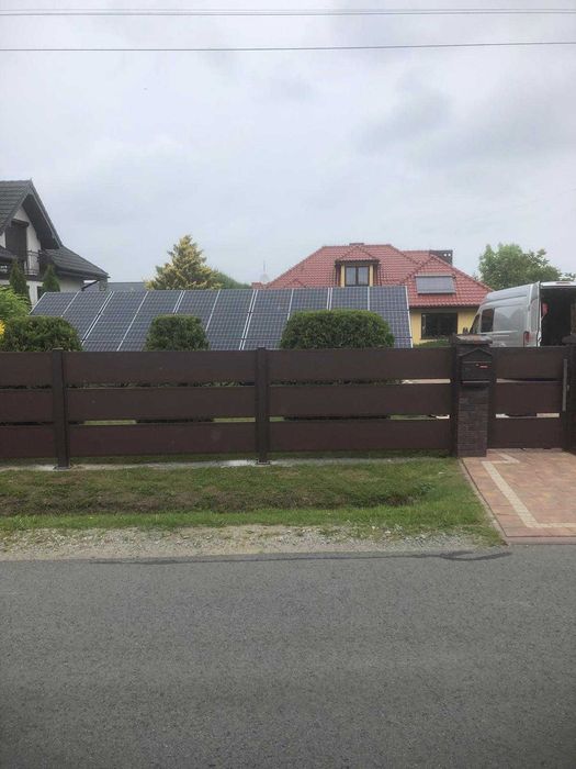 Ogrodzenie - Brama 350x191,5 MODUŁ 60 Antracyt Dwu Skrzydłowa STYRODUR