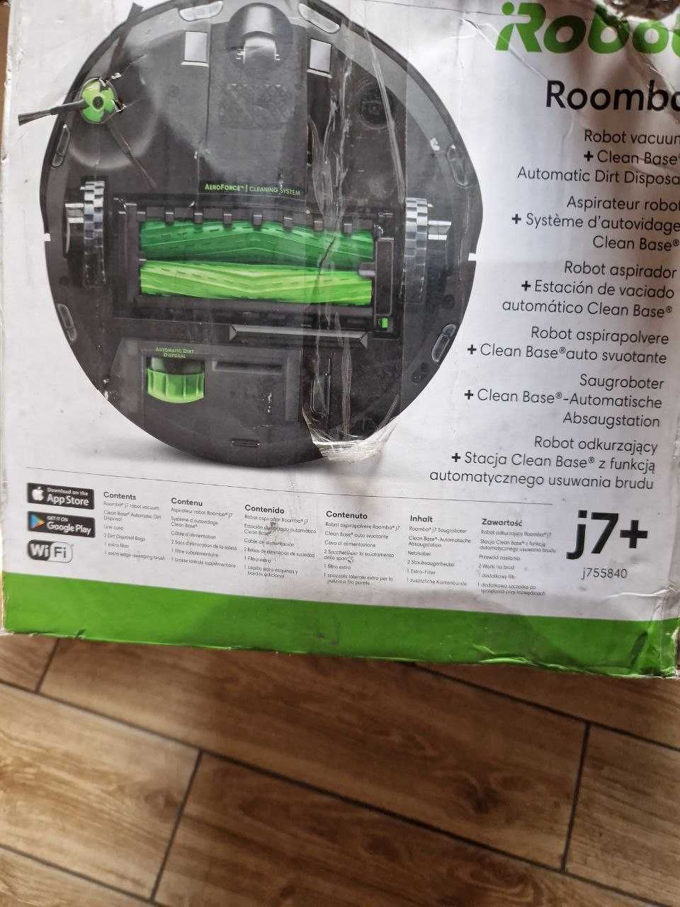 iRobot Roomba j7+ | Профі робот-пилосос з Clean Base, Smart Mapping,